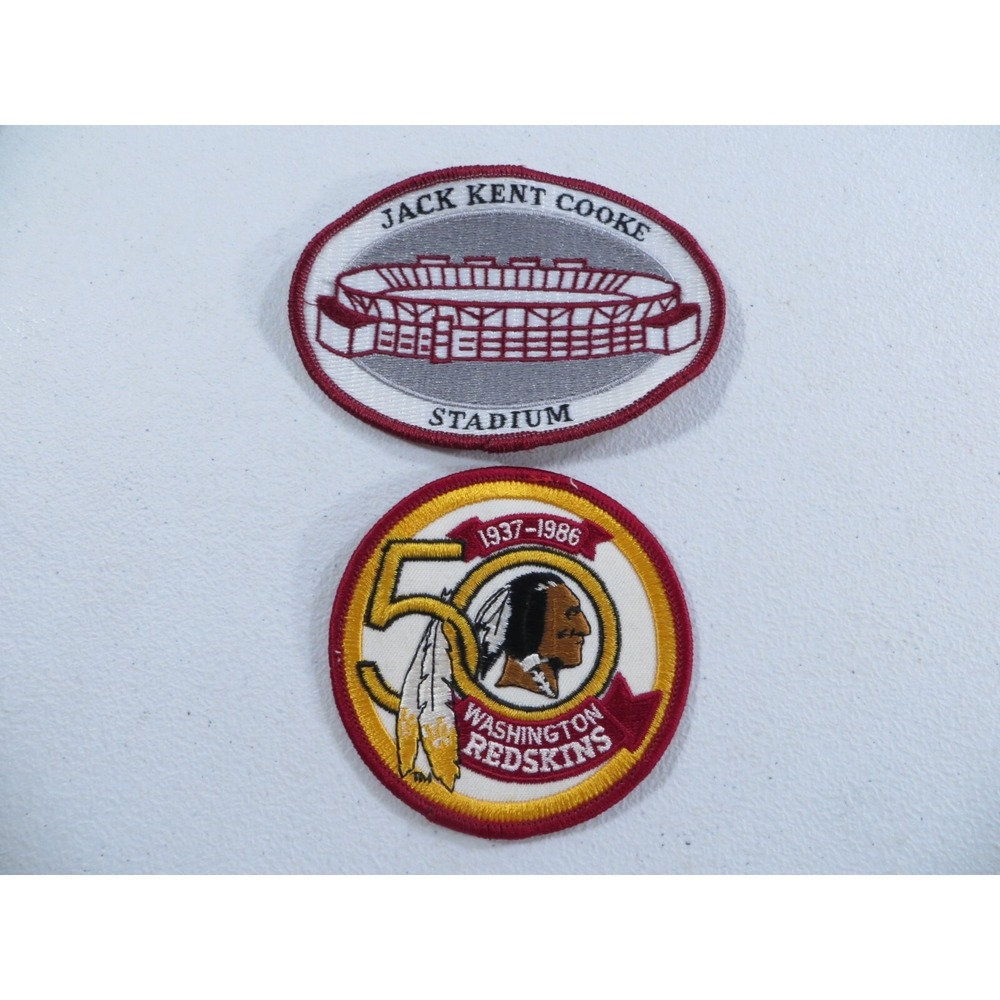 Vintage Jack Kent Cooke Stadium 50th Anniversary Washington Redskins Patch Lot
